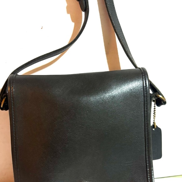 Coach Black Leather Crossbody Bag - Picture 5 of 10